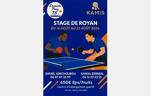 Stage d'été à Royan