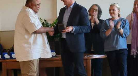 Médaille de la ville décernée à l'ASMTT